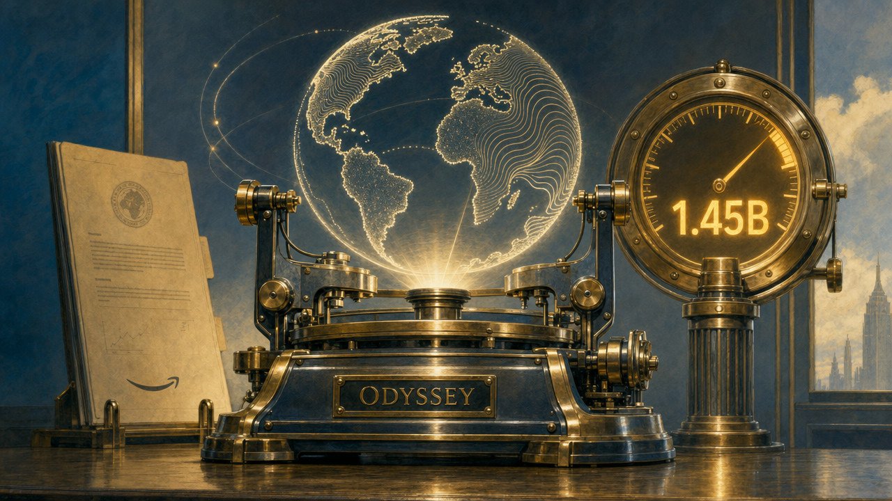Odyssey привлекла $1,45 млрд оценки при поддержке Amazon — ставка на World Models