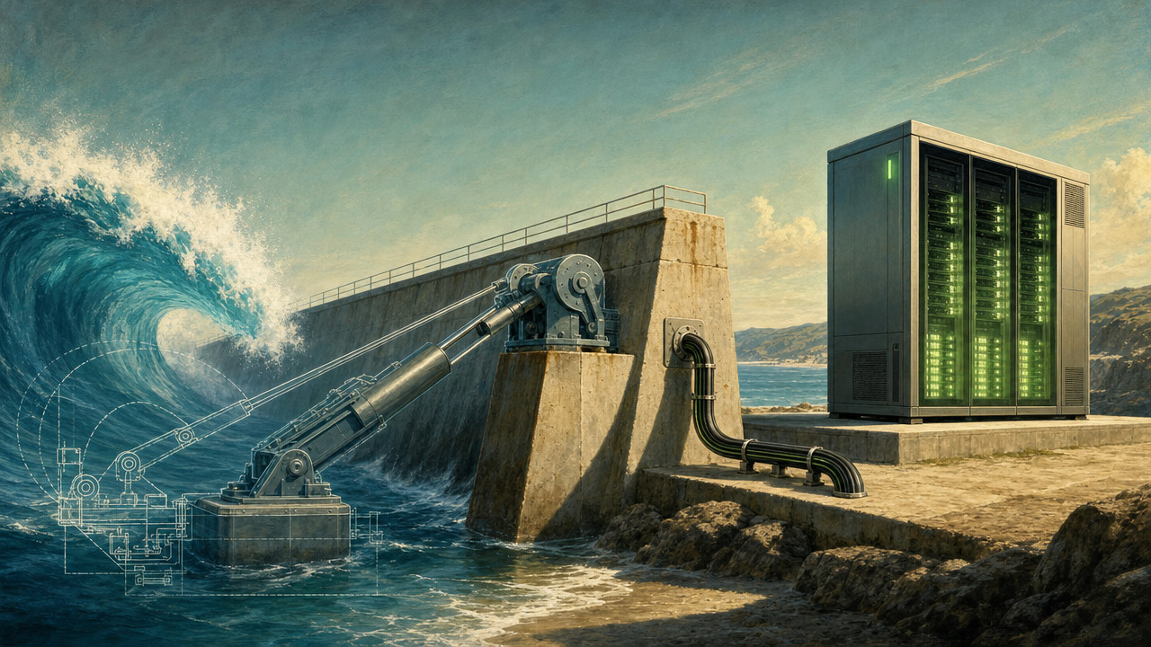 Eco Wave Power превращает океанские волны в электричество для дата-центров с помощью ИИ и цифровых двойников NVIDIA