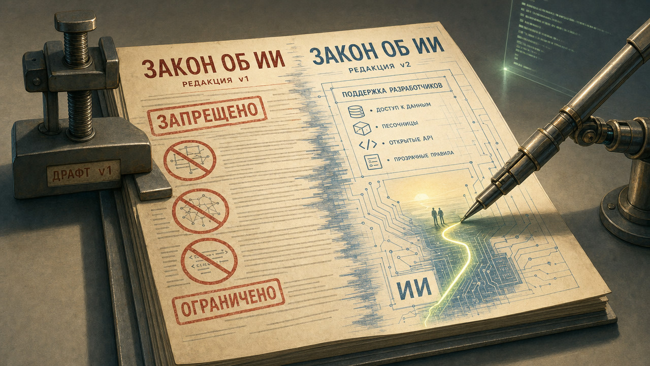 Закон об ИИ в России переписали с ног на голову: вместо запретов — поддержка разработчиков
