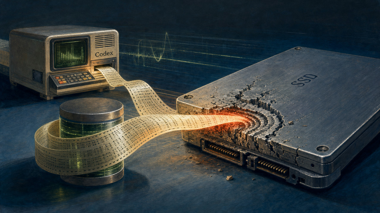AI-агент от OpenAI убивает SSD: инцидент с Codex и 640 ТБ логов в год