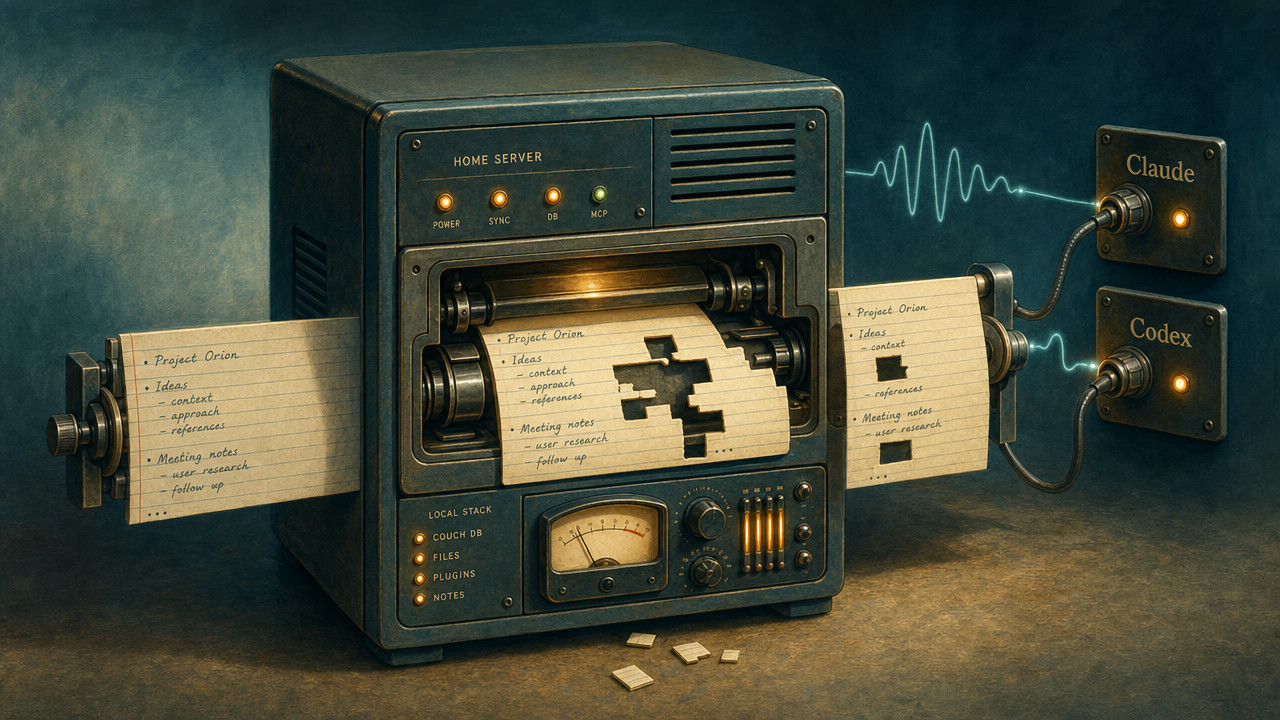 Как я подружил Obsidian с Claude и Codex через MCP и чуть не потерял заметки