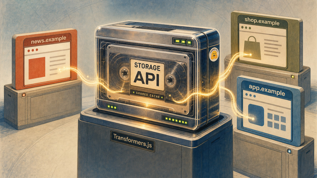 Transformers.js экспериментирует с Cross-Origin Storage API: браузерный ИИ получит доступ к общему кэшу